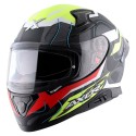 AXOR APEX DYNAMO DULL BLACK NEON YELLOW HELMET