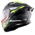 AXOR APEX DYNAMO DULL BLACK NEON YELLOW HELMET