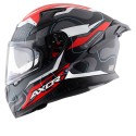 AXOR APEX DYNAMO DULL BLACK RED HELMET