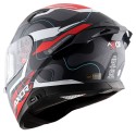 AXOR APEX DYNAMO DULL BLACK RED HELMET