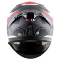 AXOR APEX DYNAMO DULL BLACK RED HELMET