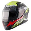 AXOR APEX DYNAMO GLOSS BLACK NEON YELLOW HELMET