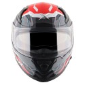 AXOR APEX DYNAMO GLOSS BLACK RED HELMET