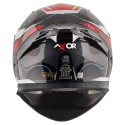 AXOR APEX DYNAMO GLOSS BLACK RED HELMET