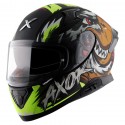 AXOR APEX FALCON GLOSS BLACK NEON YELLOW HELMET