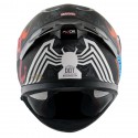 AXOR APEX MARVEL VENOM DULL BLACK RED HELMET