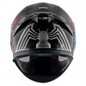 AXOR APEX MARVEL VENOM GLOSS BLACK RED HELMET