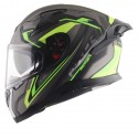 AXOR APEX ROADTRIP DULL BLACK NEON YELLOW HELMET