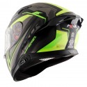 AXOR APEX ROADTRIP DULL BLACK NEON YELLOW HELMET