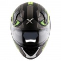 AXOR APEX ROADTRIP DULL BLACK NEON YELLOW HELMET