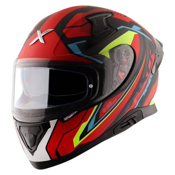 AXOR APEX ROADTRIP DULL BLACK RED HELMET