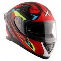 AXOR APEX ROADTRIP DULL BLACK RED HELMET