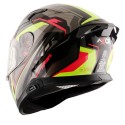 AXOR APEX ROADTRIP GLOSS BLACK GREY HELMET