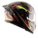 AXOR APEX ROADTRIP GLOSS BLACK GREY HELMET