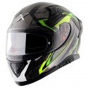 AXOR APEX ROADTRIP GLOSS BLACK NEON YELLOW HELMET