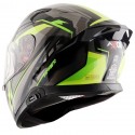 AXOR APEX ROADTRIP GLOSS BLACK NEON YELLOW HELMET