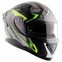 AXOR APEX ROADTRIP GLOSS BLACK NEON YELLOW HELMET