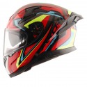 AXOR APEX ROADTRIP GLOSS BLACK RED HELMET