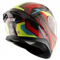 AXOR APEX ROADTRIP GLOSS BLACK RED HELMET