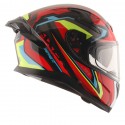 AXOR APEX ROADTRIP GLOSS BLACK RED HELMET