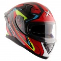 AXOR APEX ROADTRIP GLOSS BLACK RED HELMET