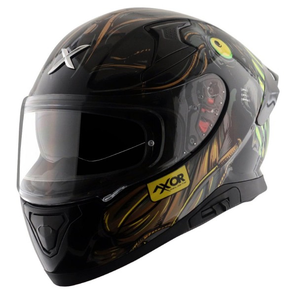 AXOR APEX SEADEVIL GLOSS BLACK GOLD HELMET