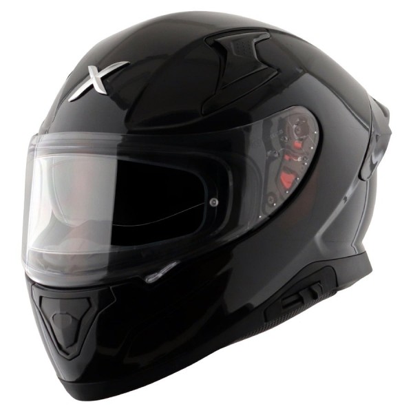 AXOR APEX SOLID GLOSS BLACK HELMET