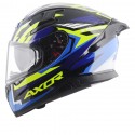 AXOR APEX STREAK GLOSS BLACK BLUE HELMET