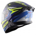 AXOR APEX STREAK GLOSS BLACK BLUE HELMET