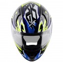 AXOR APEX STREAK GLOSS BLACK BLUE HELMET