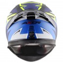 AXOR APEX STREAK DULL BLACK BLUE HELMET