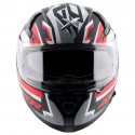 AXOR APEX STREAK DULL BLACK RED HELMET