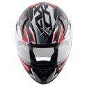 AXOR APEX STREAK DULL BLACK RED HELMET