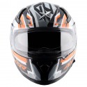 AXOR APEX STREAK GLOSS BLACK ORANGE HELMET