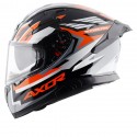 AXOR APEX STREAK GLOSS BLACK ORANGE HELMET