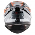 AXOR APEX STREAK GLOSS BLACK ORANGE HELMET