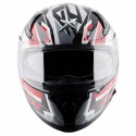 AXOR APEX STREAK GLOSS BLACK RED HELMET