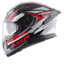 AXOR APEX STREAK GLOSS BLACK RED HELMET