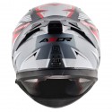 AXOR APEX STREAK GLOSS BLACK RED HELMET