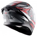 AXOR APEX STREAK GLOSS BLACK RED HELMET