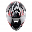 AXOR APEX STREAK GLOSS BLACK RED HELMET