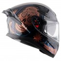 AXOR APEX TRANCE GLOSS BLACK GOLD HELMET