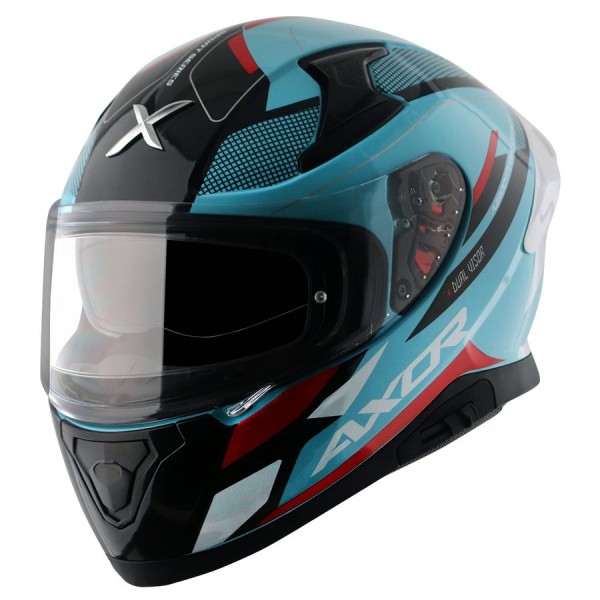 AXOR APEX TURBINE GLOSS HEX BLUE RED HELMET