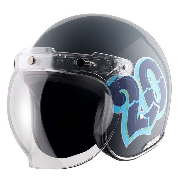 AXOR RETRO JET SPORTZ C13 SLATE BLUE HELMET