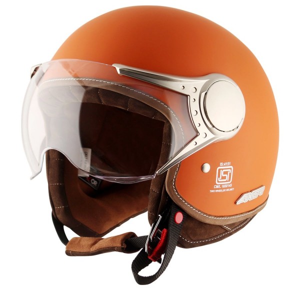 AXOR RETRO JET WEST DULL ORANGE HELMET