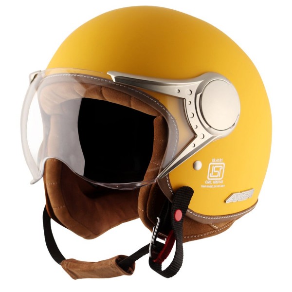 AXOR RETRO JET WEST DULL MUSTARD YELLOW HELMET