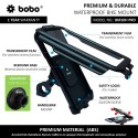 BOBO BM10H PRO Fully Waterproof Bike / Cycle Phone Holder with Vibration Controller Motorcycle Mobile Mount