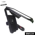 BOBO BM11H Fully Waterproof Bike Phone Holder (with Fast 15W Wireless Charger & USB-C Input/Output Port) Motorcycle Mobile Mount