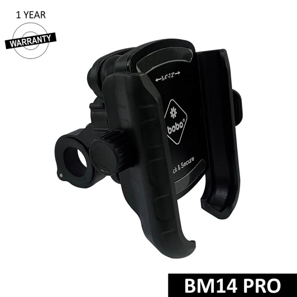 BOBO BM14 PRO X Quick Release with PRO X Vibration Controller Enhanced BM14 PRO Bike / Cycle Phone Holder Motorcycle Mobile Mount