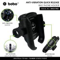 BOBO BM14 PRO X Quick Release with PRO X Vibration Controller Enhanced BM14 PRO Bike / Cycle Phone Holder Motorcycle Mobile Mount